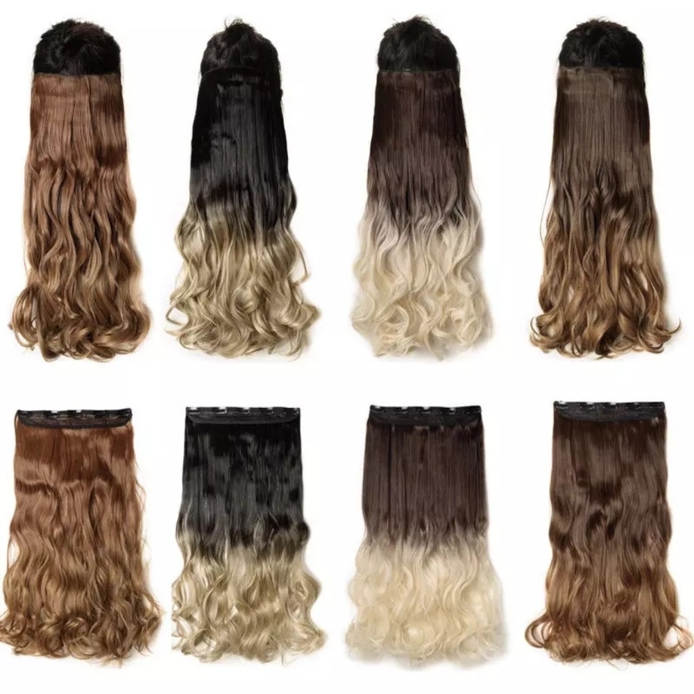 Long curly hair extension high quality hair